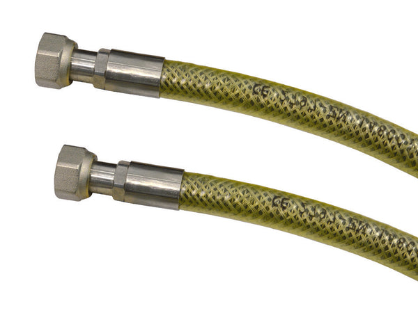 Tubo Gas Flessibile In Acciaio Inox Con Guaina Ff Cm.150