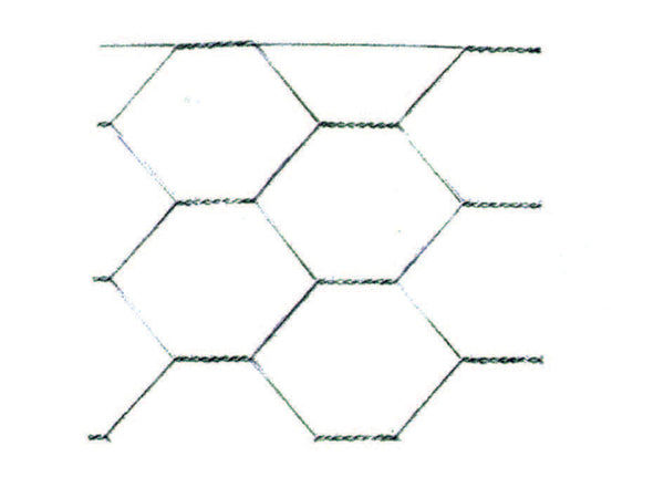 Rete Tripla Torsione Zincata Dopo La Tessitura- Maglia 51/4 Spessore Filo Ø Mm.0,8 Mt.50 Cm.200H. - 1 Rotolo T-Rex