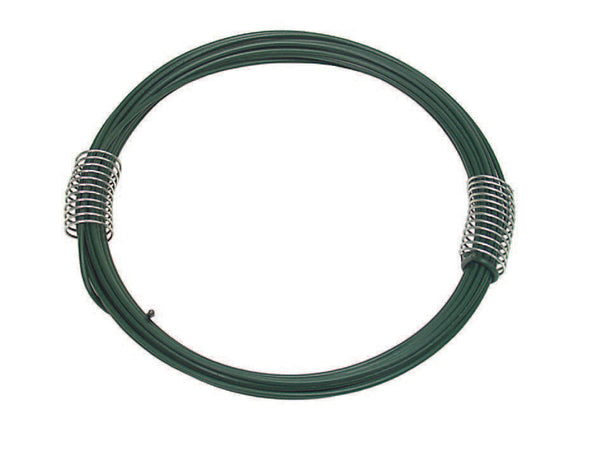 Filo Ferro Zincato E Plastificato Verde- - N° 8 Filo Ee ¸ Mm.14 Mt.16 - 30 Matassa T-Rex