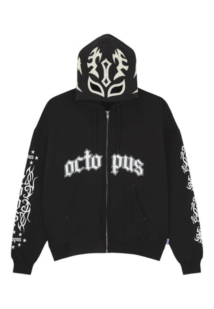 OCTOPUS Felpa Uomo Octopus lucha libre mask da uomo