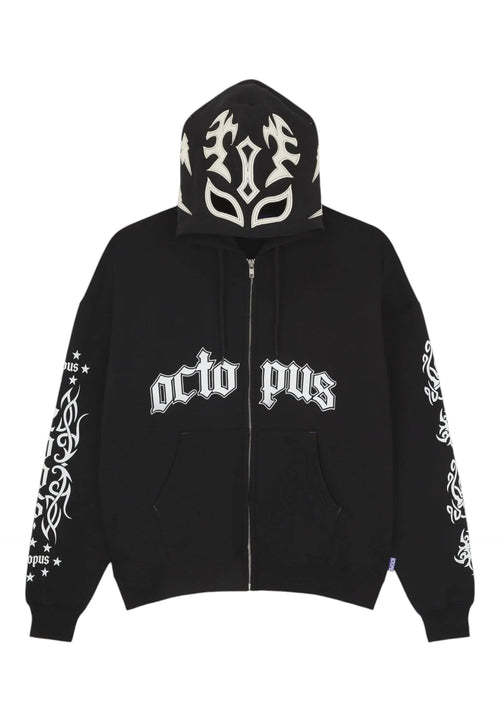 OCTOPUS Felpa Uomo Octopus lucha libre mask da uomo
