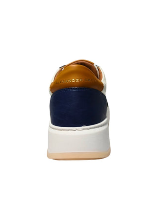 ALEXANDER SMITH Scarpe Uomo Alexander Smith Harrow Man-Blue White Cognac da uomo