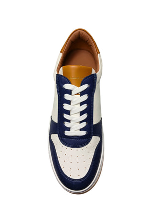 ALEXANDER SMITH Scarpe Uomo Alexander Smith Harrow Man-Blue White Cognac da uomo