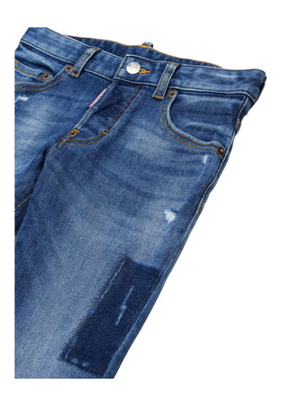 DSQUARED2 Jeans Bambino Dsquared2 Skater con strappi da bambino