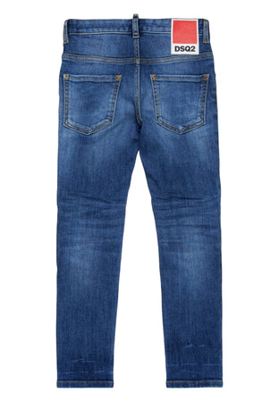 DSQUARED2 Jeans Bambino Dsquared2 Skater con strappi da bambino