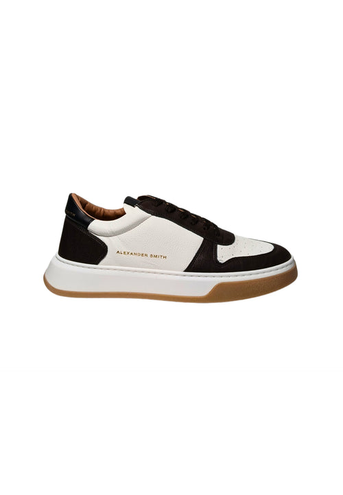 ALEXANDER SMITH Scarpe Uomo Alexander Smith Harrow Man-Dark Brown White da uomo