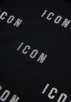 DSQUARED2 T-shirt Bambina Dsquared2 Icon cropped glitter da bambino