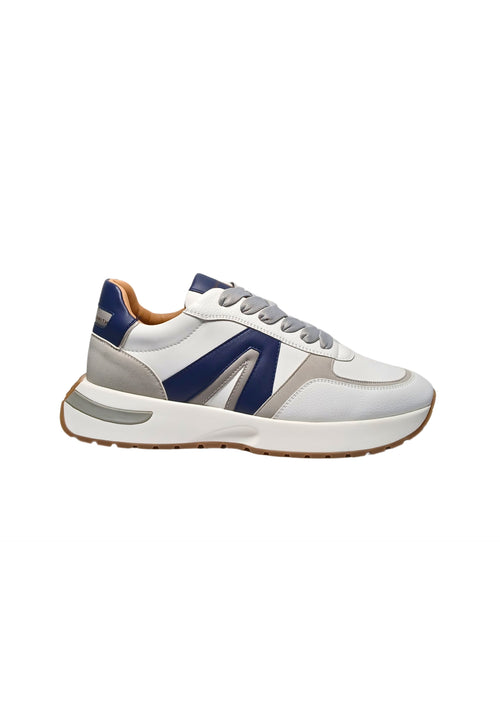 ALEXANDER SMITH Scarpe Uomo Alexander Smith Hyde Man-White Blue Grey da uomo
