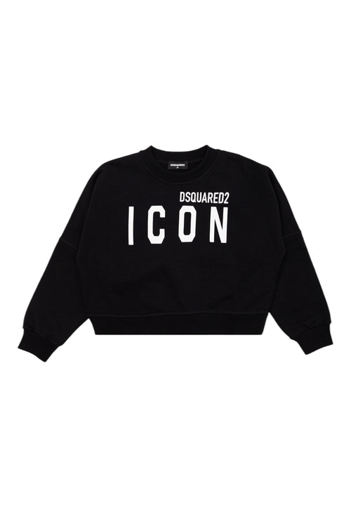 DSQUARED2 Felpa Bambina Dsquared2 Icon Cropped da bambino