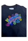Philipp Plein T-shirt Bambino unisex round neck ss strass smile da bambino