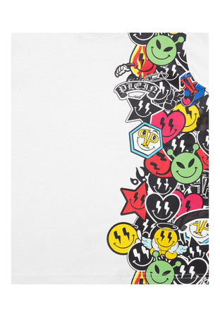 Philipp Plein T-shirt Bambino unisex round neck ss smile da bambino