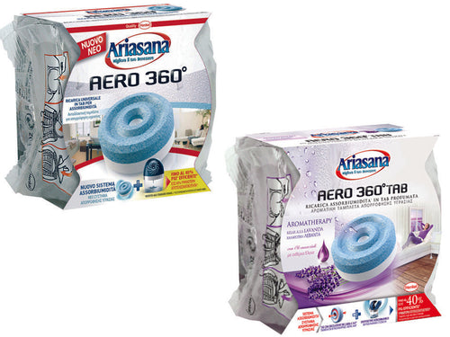 Ricarica Ariasana Per Aero 360 ° Tab- - Gr.450 Lavanda - 12 Pezzi Henkel