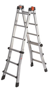 Scala Multifunzione Telescopica Peppina D.Lgs. 81/08 5+5 Gr. Ap.Cm.482H.Cm.64X24X141H. Kg.14 All040 Gierre