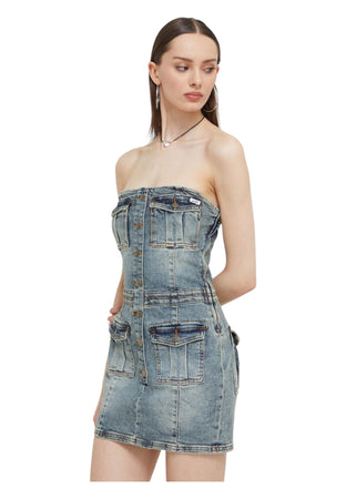 GUESS ORIGINALS Abito Donna Guess Originals di jeans da donna