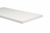 Mensola Squadrata Bianca 20X1,8X120 Cm- 5,0 Pz