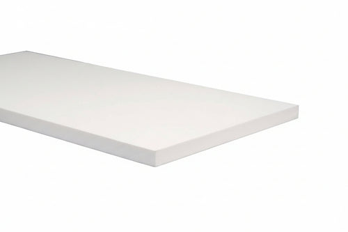 Mensola Squadrata Bianca 20X1,8X120 Cm- 5,0 Pz