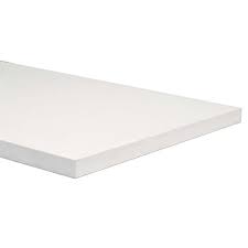 Mensola Squadrata Bianca 20X1,8X100 Cm- 5,0 Pz