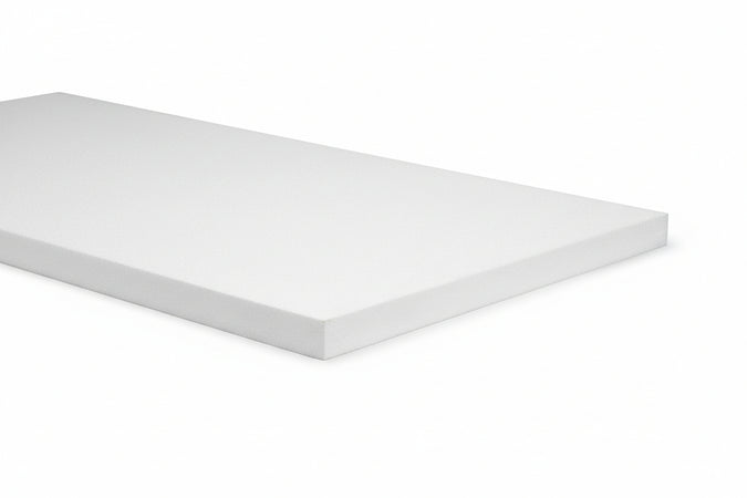 Mensola Squadrata Bianca 20X1,8X100 Cm- 5,0 Pz