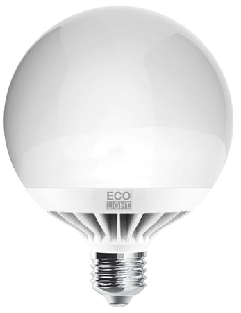 Ecolight Lampada A Led Globo E27 Luce Naturale 15 W 5.00 Pz