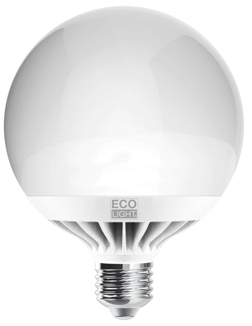 Ecolight Lampada A Led Globo E27 Luce Naturale 15 W 5.00 Pz