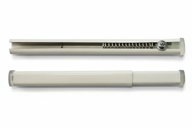 Scorritenda A Pressione Piatty Col. Bianco Cm. 55÷90 10.00 Pz