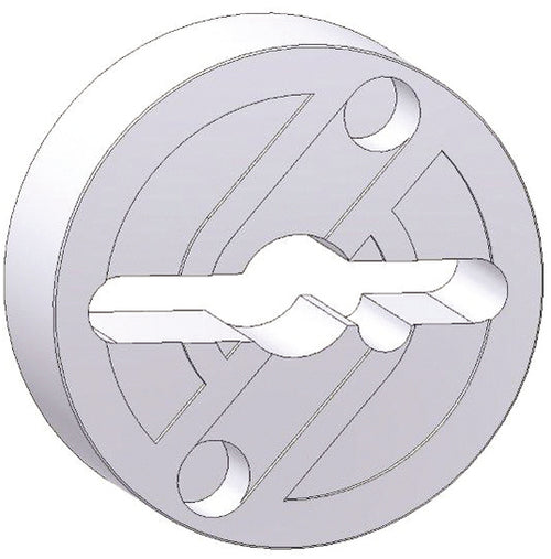 Securemme Guidachiave Per Serrature Serrande Zincato Mm 8,5 H