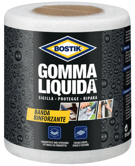Uhu Bison Gomma Liquida Bostik Banda Rinforzante Cm. 10X10 Mt.