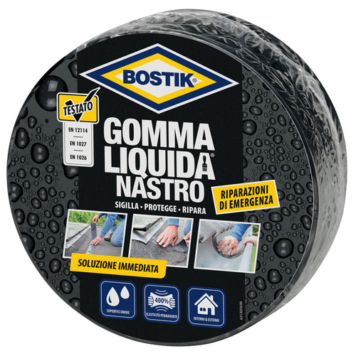 Uhu Bison Gomma Liquida Bostik Nastro Cm. 7,5X5 Mt.