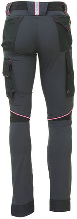 U-Power Pantalone World Lady Col. Grigio/Fucsia Mis. L
