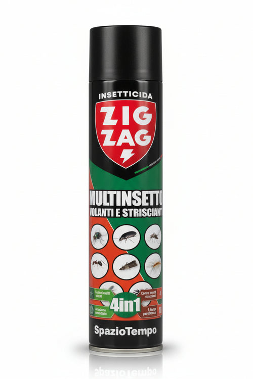 Zig Zag Insetticida Multinsetto Multiplus Volanti E Striscianti Spray Ml. 500