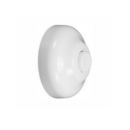 Rosone Filettato E Pulsante Scarico Per Cassette Incasso- Bianco- Pucci- Pezzi 1