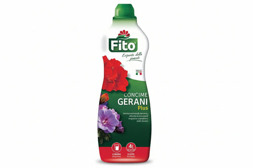 Concime Minerale Per Gerani- - Lt.1 In Flacone - 2 Pezzi Fito