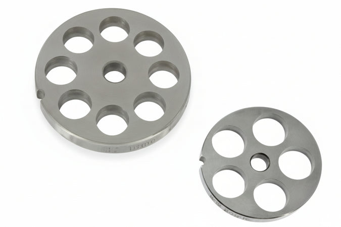 Piastre In Acciaio Inox Per Tritacarne Elettrici N°22 Foro Mm.6 Reber