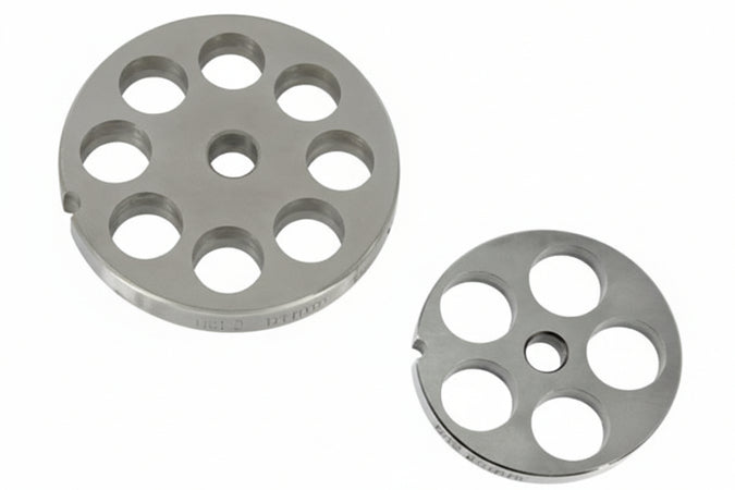 Piastre In Acciaio Inox Per Tritacarne Elettrici N°22 Foro Mm.12 Reber