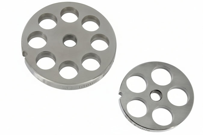 Piastre In Acciaio Inox Per Tritacarne Elettrici N°22 Foro Mm.16 Reber