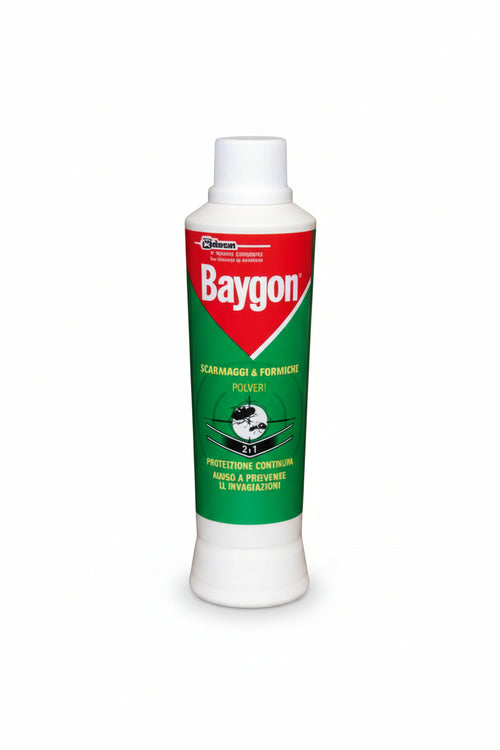 Baygon Insetticida Scarafaggi E Formiche Polvere 2 In 1- - Gr.250 - 6 Pezzi Baygon