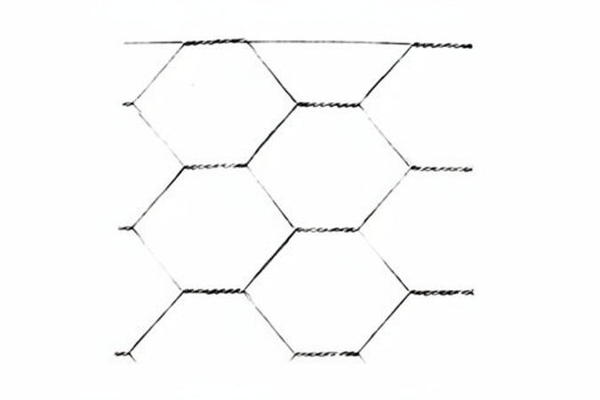 Rete Tripla Torsione Zincata- Maglia 51/6 Filo Ø Mm.1,1 Est. - Cm.100H. - 1 Rotolo Cavatorta