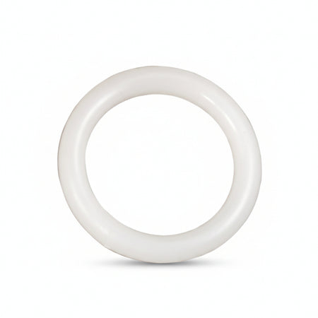 Anelli Per Scorritenda Tubolari In Plastica Bianco- - Ø Mm.50-70 - 25 Pezzi