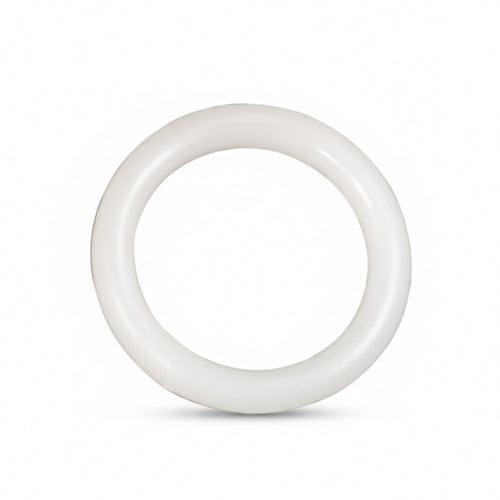 Anelli Per Scorritenda Tubolari In Plastica Bianco- - Ø Mm.50-70 - 25 Pezzi