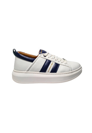 ALEXANDER SMITH Scarpe Uomo Alexander Smith Eco-Wembley Man-White Blue da uomo