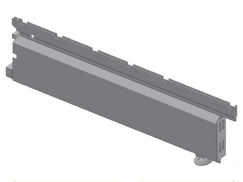 Base Scatolata Per Piantana Con Piedino Regolabile Grigio Ral 7035 Mm.600 P.X300 L.X140 H.