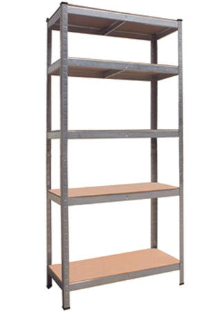 Scaffale In Kit 5 Ripiani In Legno 5 Ripiani Cm.90X40X180H. Alte