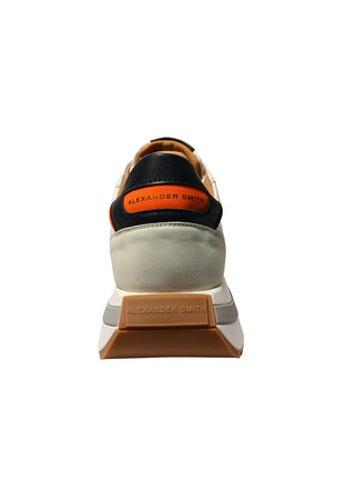 ALEXANDER SMITH Scarpe Uomo Alexander Smith Hyde Man-White Black Orange da uomo