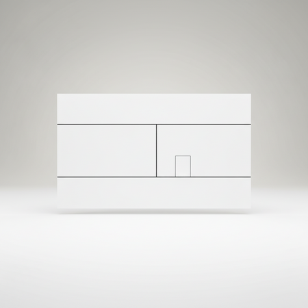Placca Dual Cassetta Incasso Doppio Scarico Slim Bianca 659041 Oli