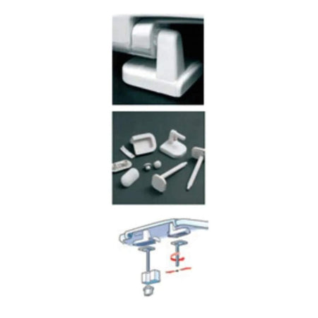 Cerniere Di Ricambio Per Coprivaso Wc S12 104854000 Carrara E Matta