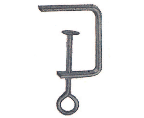 Morsetti Traforo- - Mm.65 In Acciaio Zincato - 4 Pezzi