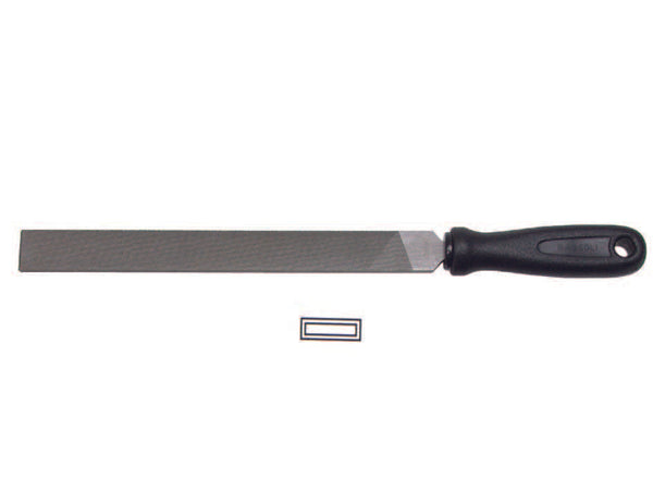 Lime Piatte Parallele Con Manico Plastica- - 6 Mm.150 Taglio Mezzo Dolce - 2 Pezzi