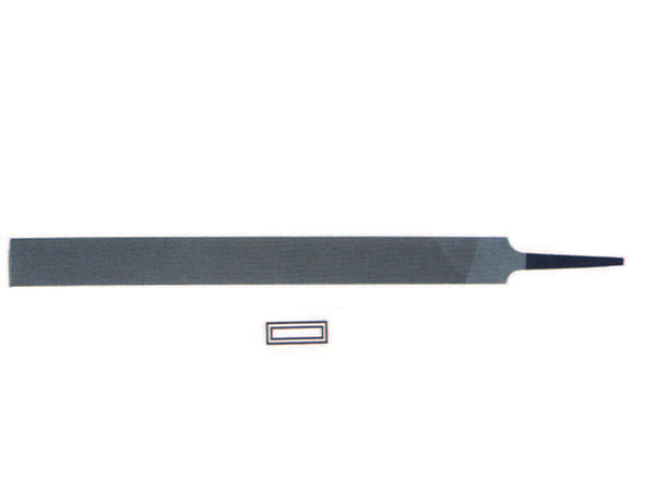 Lime Piatte Parallele Con Manico In Plastica- - 6 Mm.150 Taglio Bastardo - 6 Pezzi