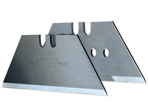 Lame Ricambio A Trapezio Grandi Per Coltelli E Raschietti- Lama Con Fori - Conf. Scatola Da Pz.100 (1-11-916) - 1 Blister Stanley