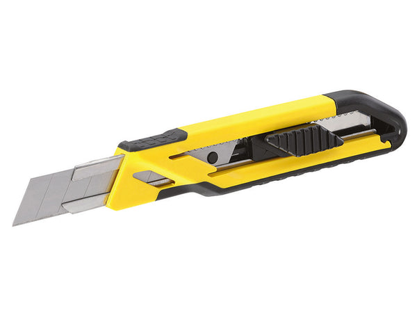 Cutter Grande Mm.18 Con Guida In Acciaio E Bloccaggio Rapido- - (Stht10266-1) - 12 Pezzi Stanley